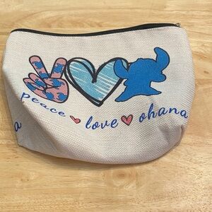 Peace Love Ohana Disney Stitch Pouch Mini Bag